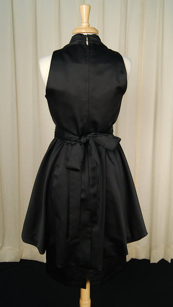 1970s Black Bubble Dress Cats Like Us