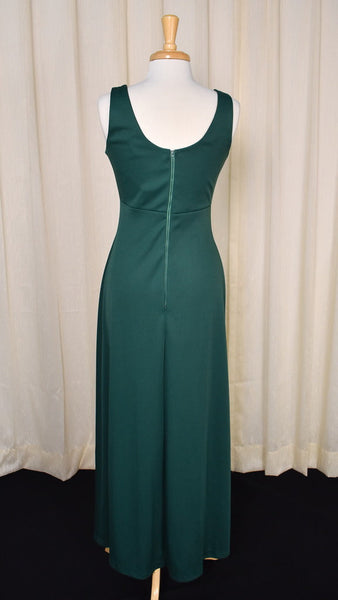 1970s Emerald Maxi & Bolero Cats Like Us