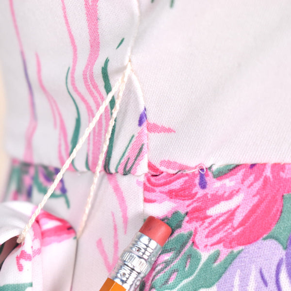 1970s Floral Swing Dress Cats Like Us