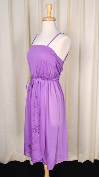 1970s Glitter Vintage Disco Dress Set Cats Like Us