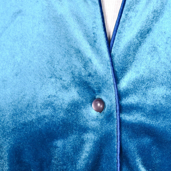 1970s Sexy Teal Vintage Disco Dress Cats Like Us