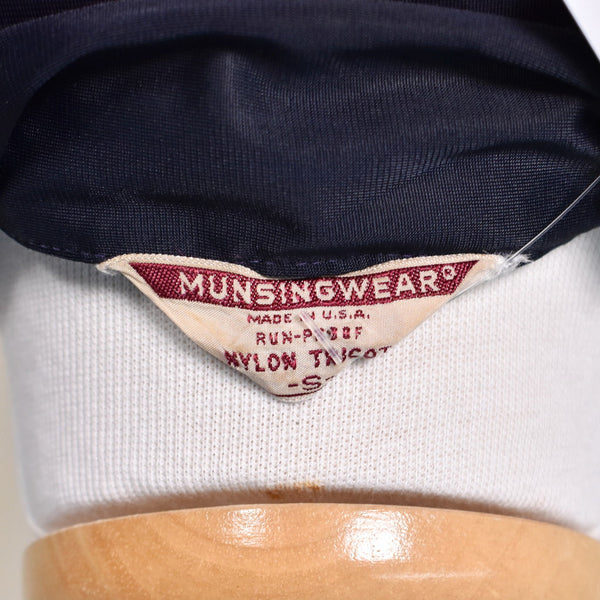1970s Sheer Navy Vintage LS Polo Shirt Cats Like Us