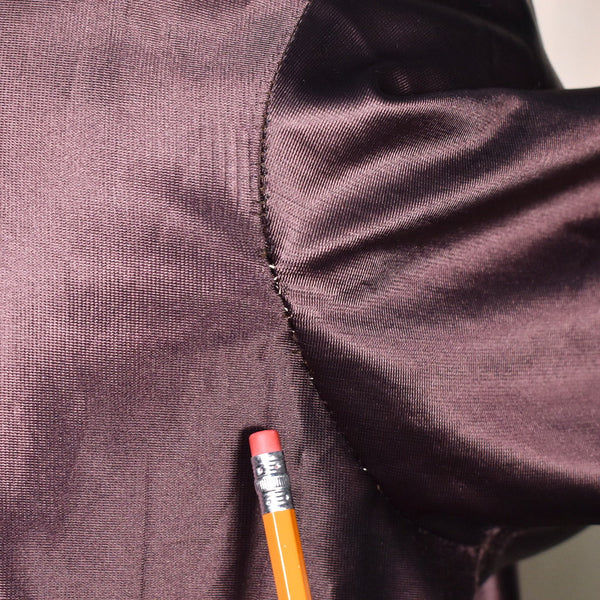 1970s Shiny Brown Vintage Disco Shirt Cats Like Us