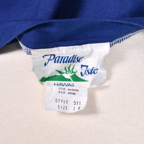 1970s Vintage Hawaiian Skies Wrap Skirt Cats Like Us