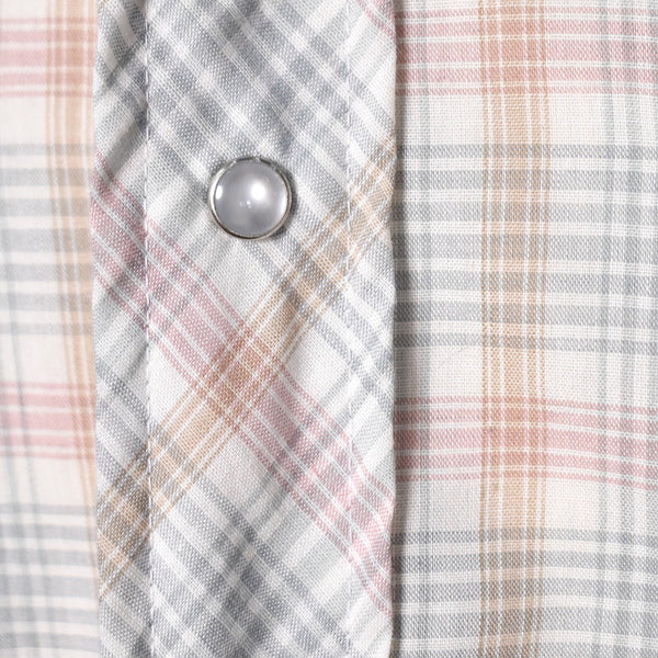 1970s Vintage Pastel Plaid Shirt Cats Like Us