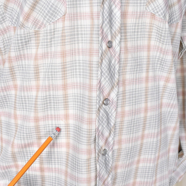 1970s Vintage Pastel Plaid Shirt Cats Like Us