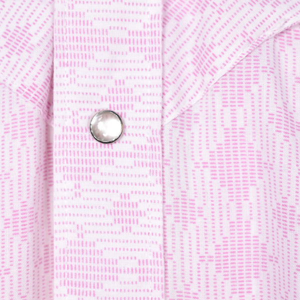 1970s Vintage Pink Abstract Shirt Cats Like Us