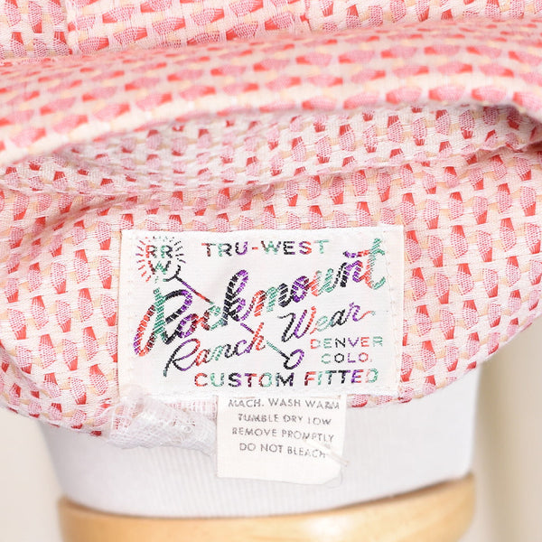 1970s Vintage Red & White Shirt w/ Tie Cats Like Us