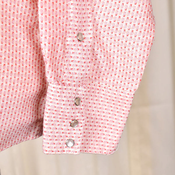 1970s Vintage Red & White Shirt w/ Tie Cats Like Us