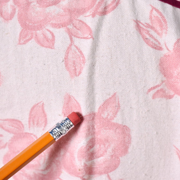 1970s Vintage Roses Western Shirt with Tie Cats Like Us