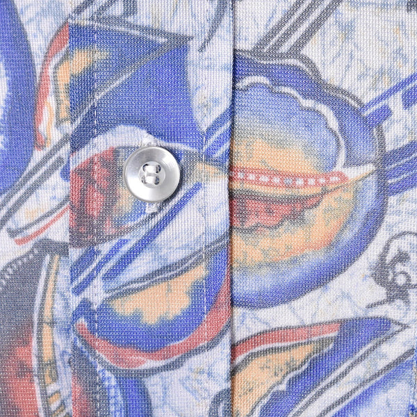 1970s Vintage Sci Fi Disco Shirt Cats Like Us