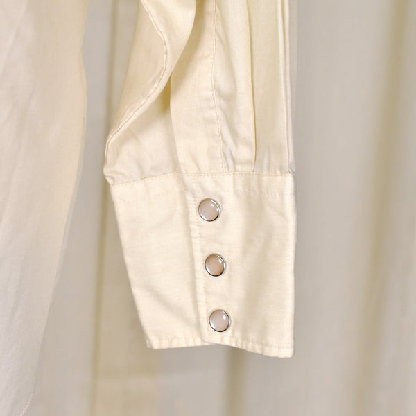 1970s Vintage Tan Western Shirt Cats Like Us