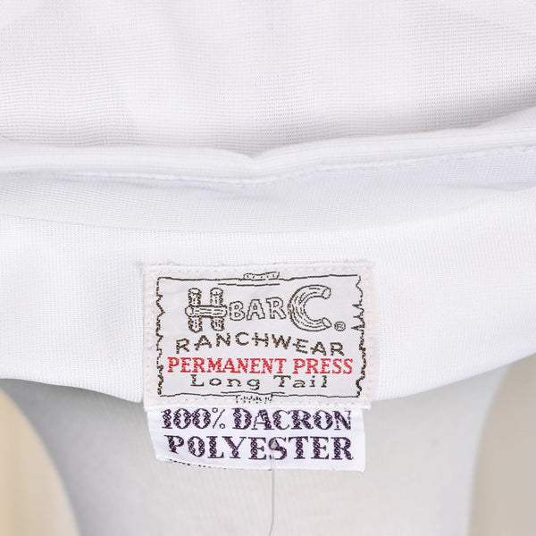 1970s Vintage White Polyester Shirt Cats Like Us