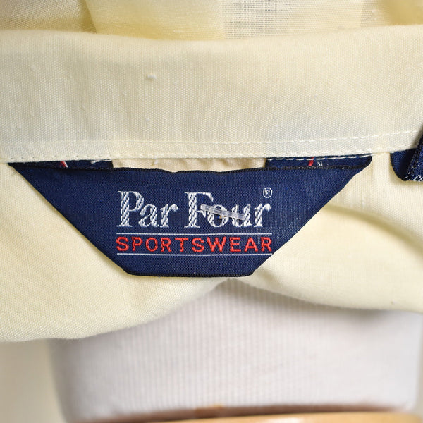 1970s Vintage Yellow Pleat Pocket Shirt Cats Like Us