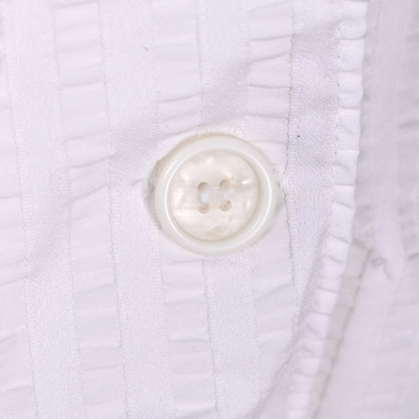 1970s White Seersucker Blazer Cats Like Us