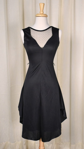 1980s Gold Mesh Vintage Disco Dress Cats Like Us