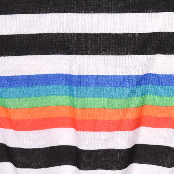 1980s Rainbow Stripe Sun Dress Cats Like Us
