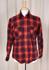 1980s Red Flannel Shirt