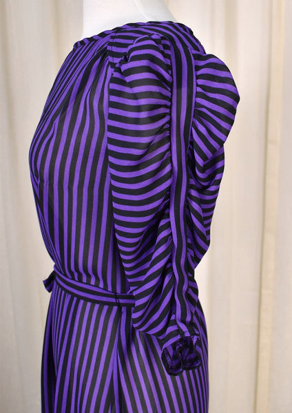 1980s Striped Punk Dress Cats Like Us