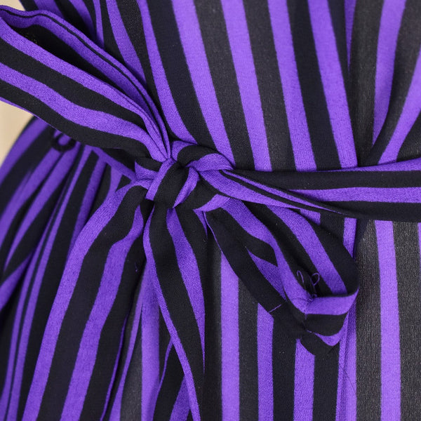 1980s Striped Punk Dress Cats Like Us