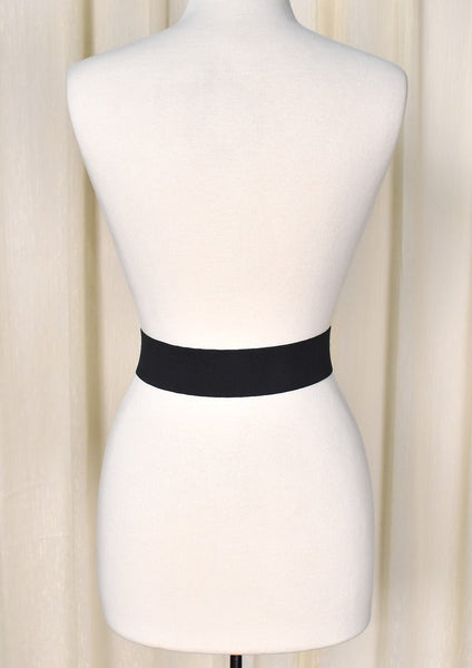 1980s Vintage Black Cinch Belt Cats Like Us