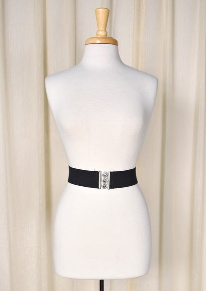 1980s Vintage Black Cinch Belt Cats Like Us