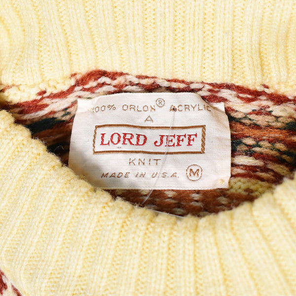 1980s Vintage Faux Fair Isle Sweater Cats Like Us