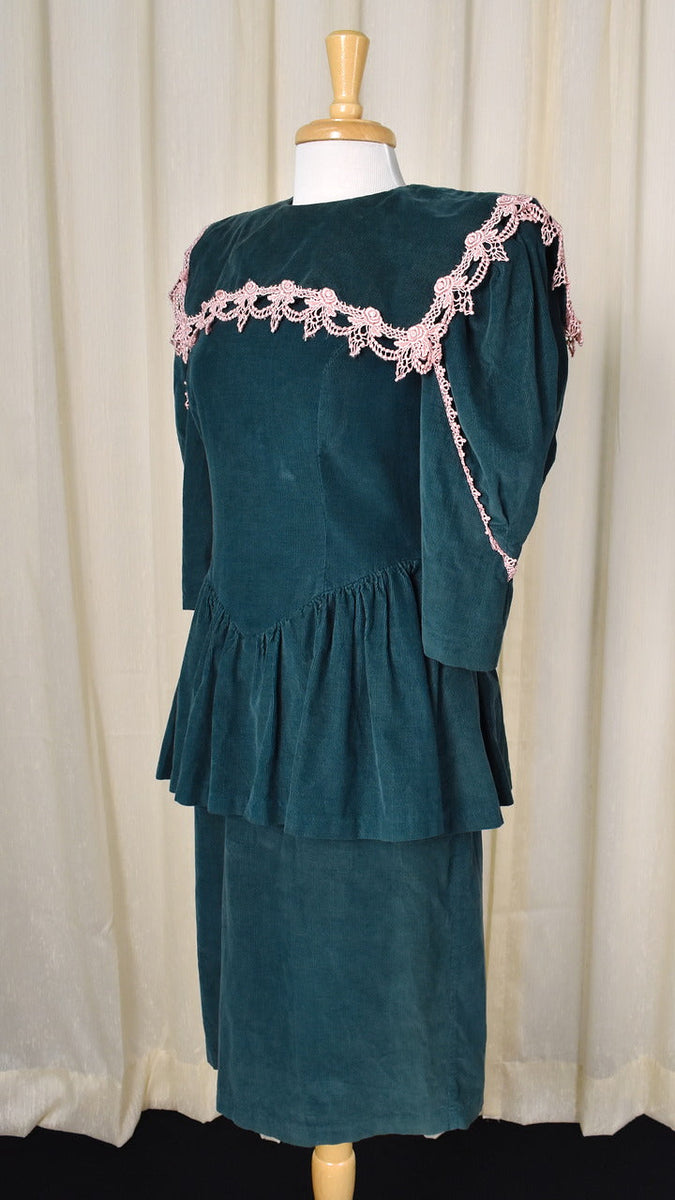 1980s-Vintage-Green-Cord-