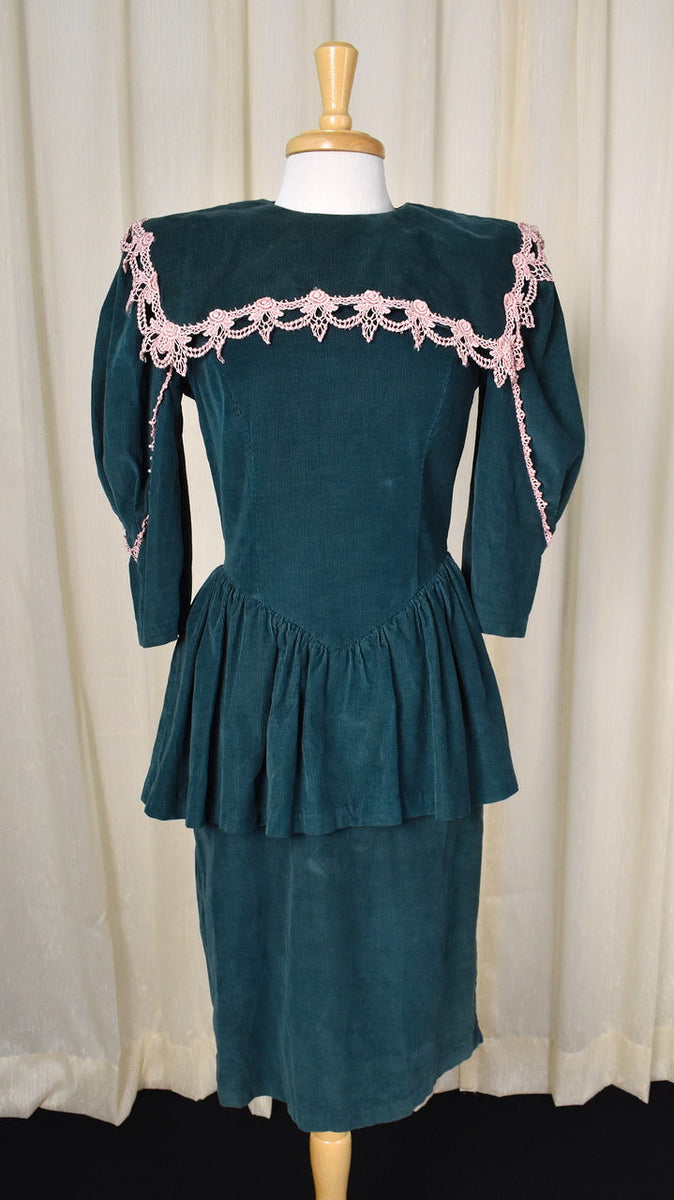 1980s-Vintage-Green-Cord-