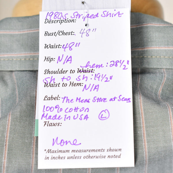 1980s Vintage Olive & Pink Shirt Cats Like Us