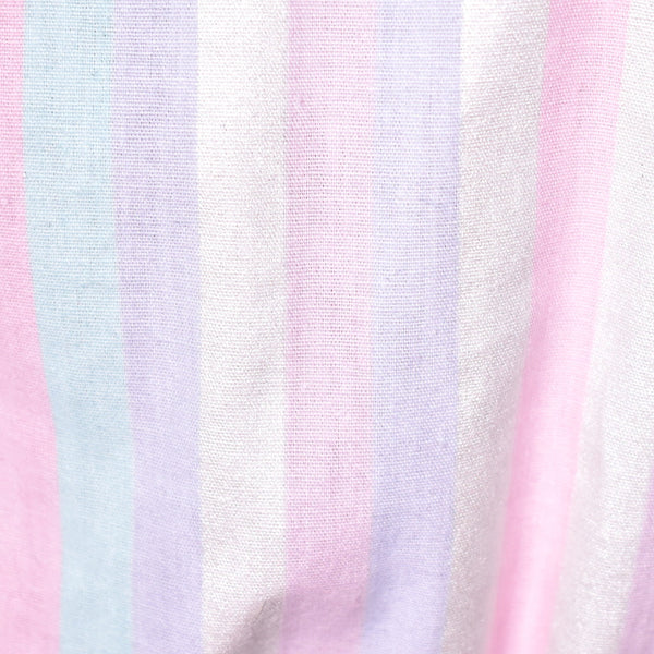 1980s Vintage Pastel Striped Jumpsuit Cats Like Us