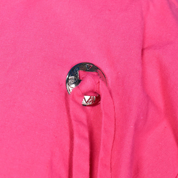 1980s Vintage Pink Fringe Western Shirt Cats Like Us
