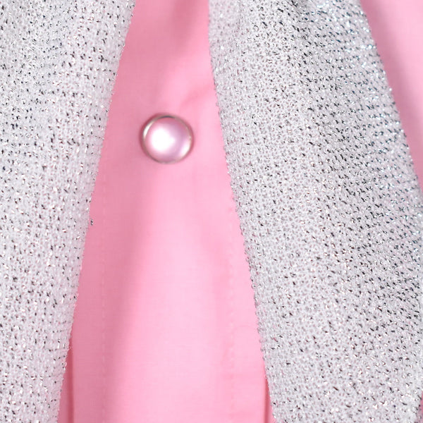 1980s Vintage Pink Roses Shirt & Tie Cats Like Us