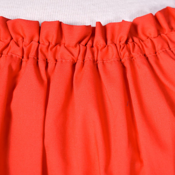 1980s Vintage Red Peasant Blouse Top Cats Like Us