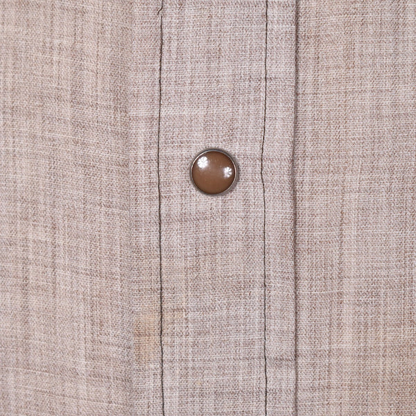 1980s Vintage Tan Wrangler Shirt Cats Like Us