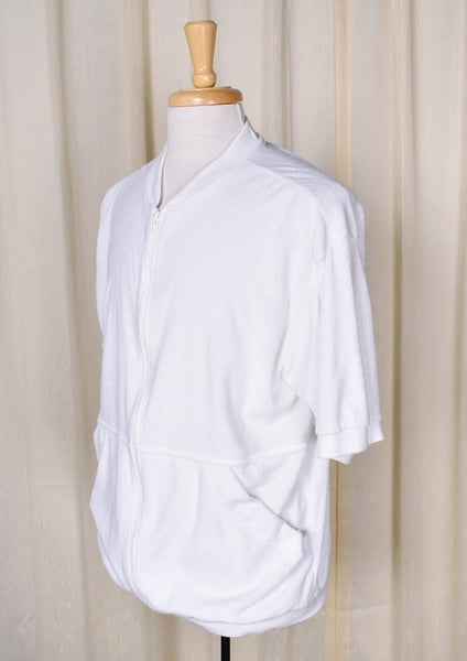 1980s Vintage Terrycloth Pool Jacket Cats Like Us