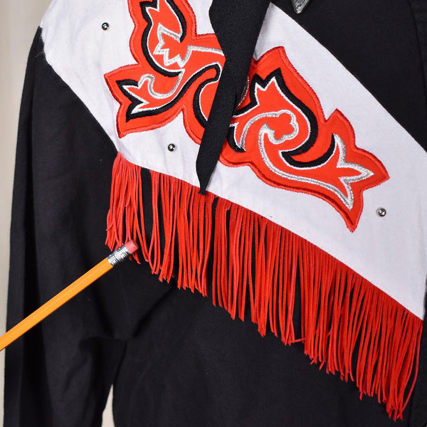 1980s Vintage Western Red & Blk Set Cats Like Us