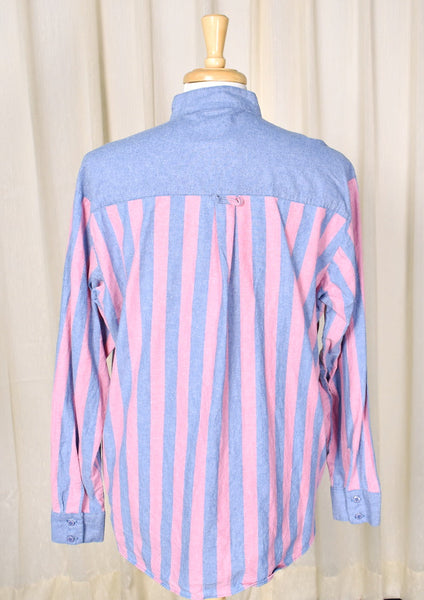 1980s Vintage Western Striped Shirt Set Cats Like Us