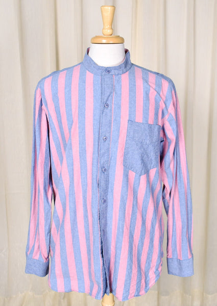 1980s Vintage Western Striped Shirt Set Cats Like Us
