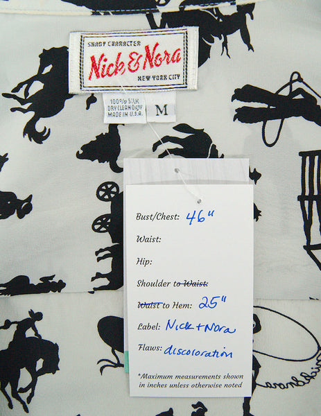 1990s does 1950s Cowboy Shirt Cats Like Us