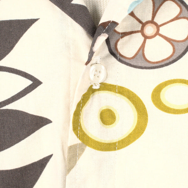 60s Inspired Tan Vintage Tropical Shirt Cats Like Us