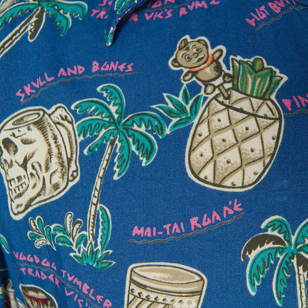 60s Style Tiki Drink Shirt Cats Like Us
