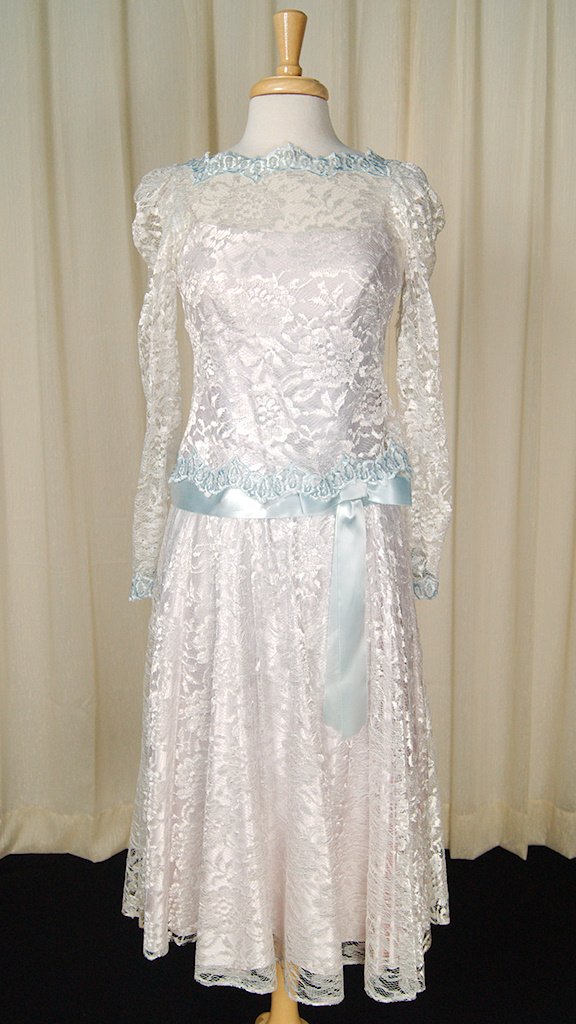 Ice Blue Tea Dress