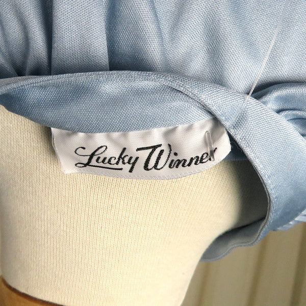 70s does 1940s Blue Peasant Top Cats Like Us