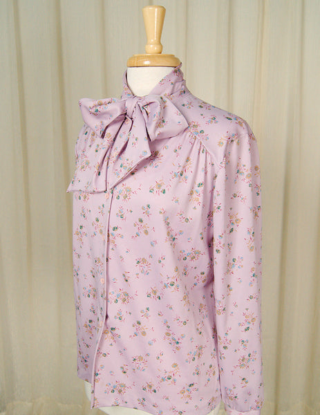 70s does 1940s Lavender Blouse Cats Like Us