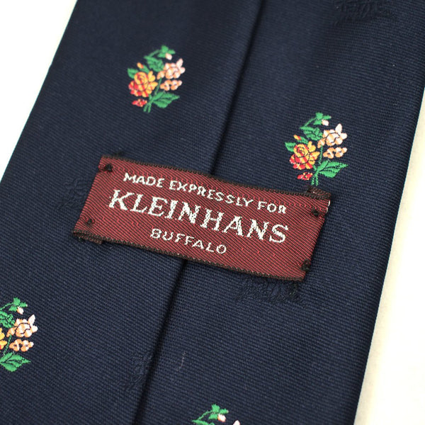 70s does 1940s Navy Bouquet Tie Cats Like Us
