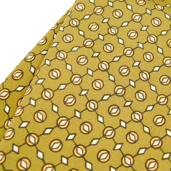 70s does 1940s Olive Geo Tie Cats Like Us