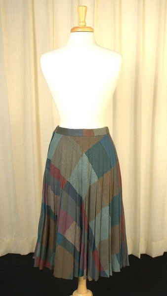 70s does 1940s Pleated Skirt Cats Like Us