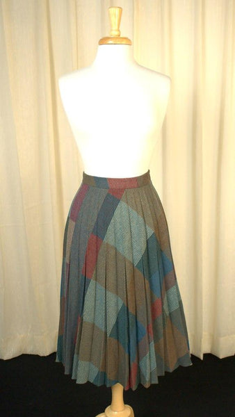 70s does 1940s Pleated Skirt Cats Like Us