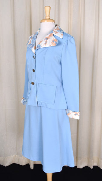 70s does 1940s Sky Blue Suit Cats Like Us